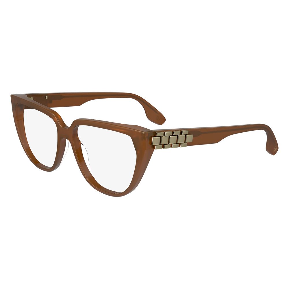 Victoria Beckham Brown Acetate Glasses Frames Victoria Beckham