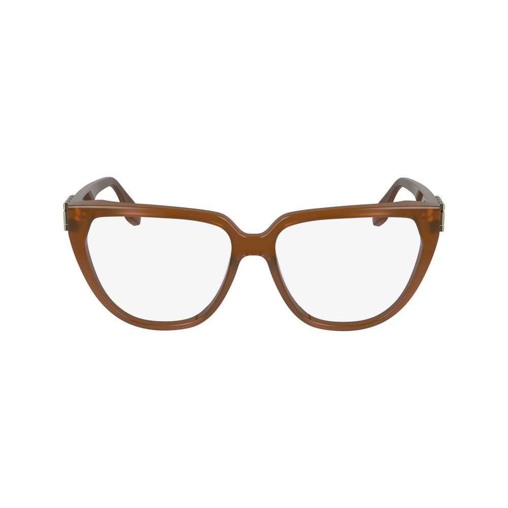 Victoria Beckham Brown Acetate Glasses Frames Victoria Beckham