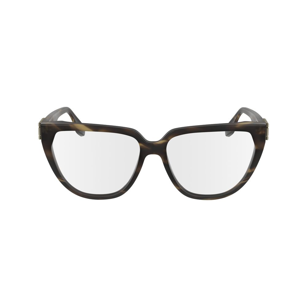 Victoria Beckham Brown Acetate Glasses Frames Victoria Beckham