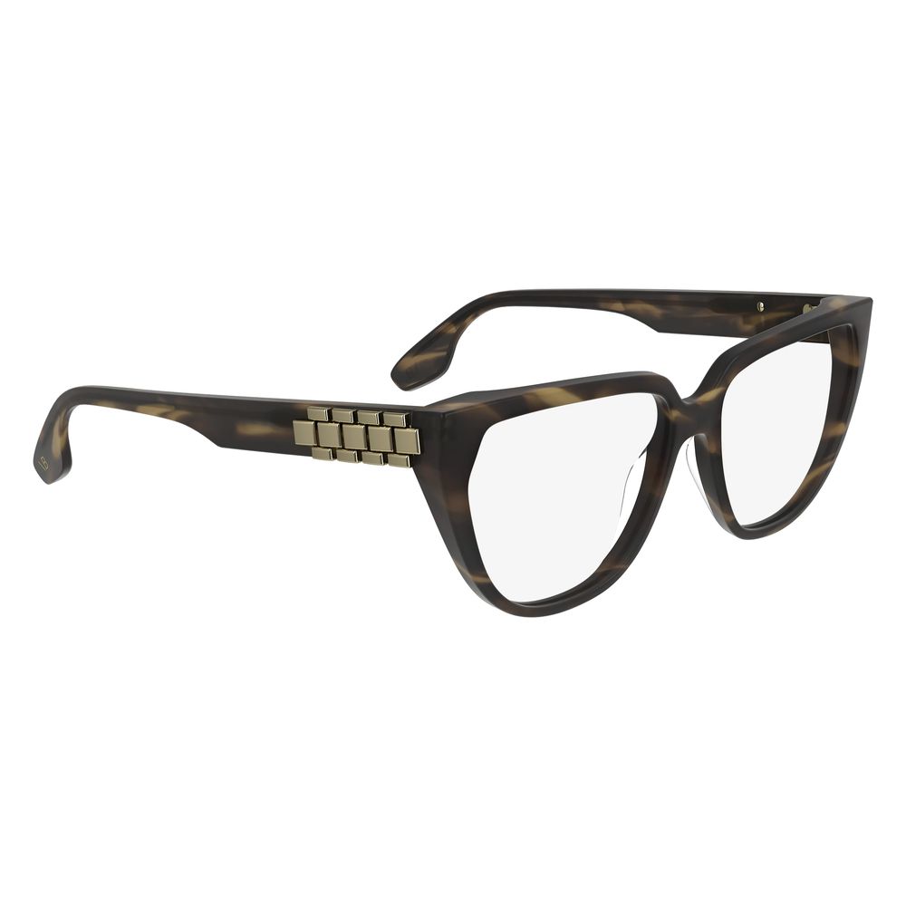 Victoria Beckham Brown Acetate Glasses Frames Victoria Beckham