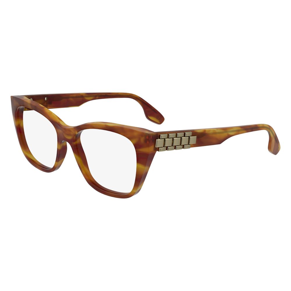 Victoria Beckham Brown Acetate Glasses Frames Victoria Beckham