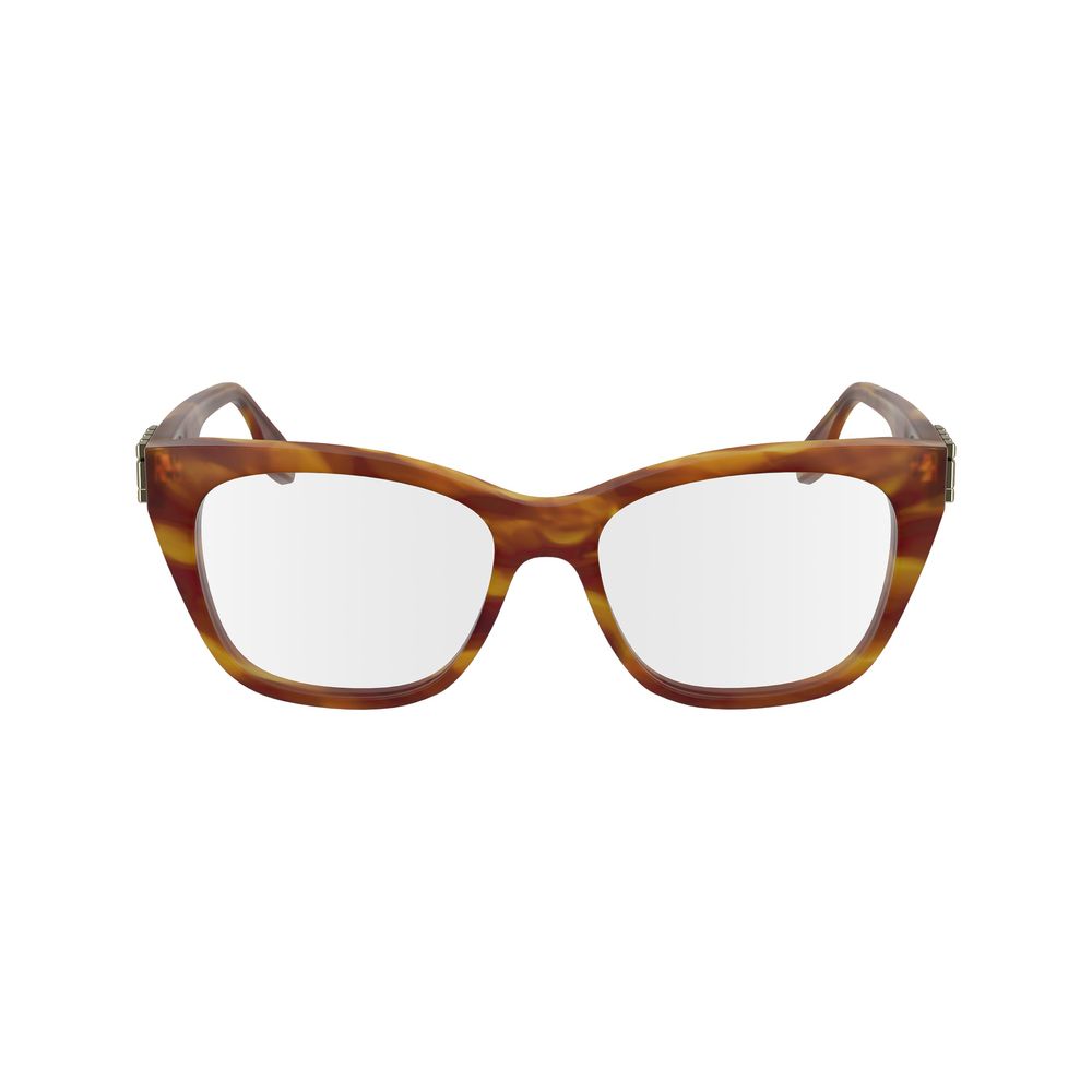 Victoria Beckham Brown Acetate Glasses Frames Victoria Beckham