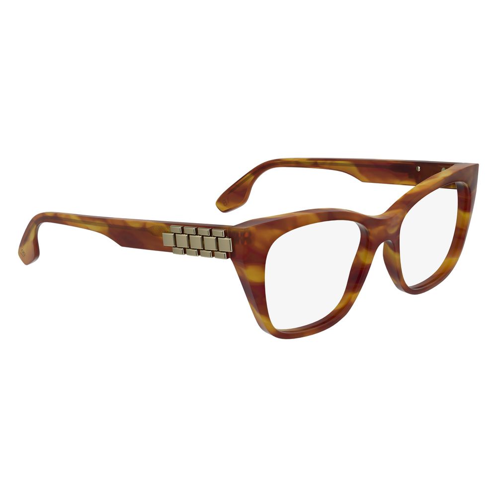 Victoria Beckham Brown Acetate Glasses Frames Victoria Beckham