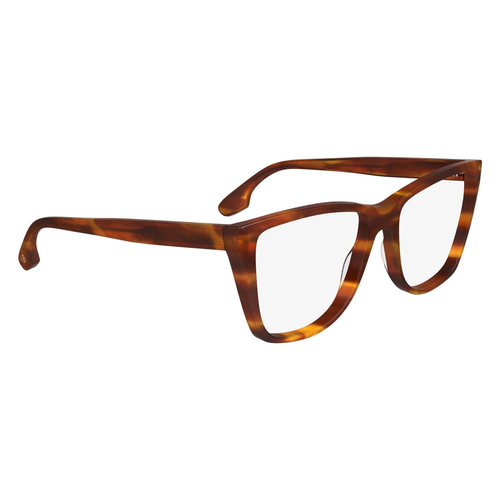 Victoria Beckham Brown Acetate Glasses Frames Victoria Beckham