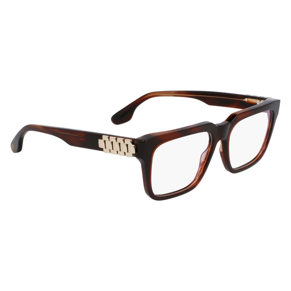 Victoria Beckham Brown Acetate Glasses Frames Victoria Beckham