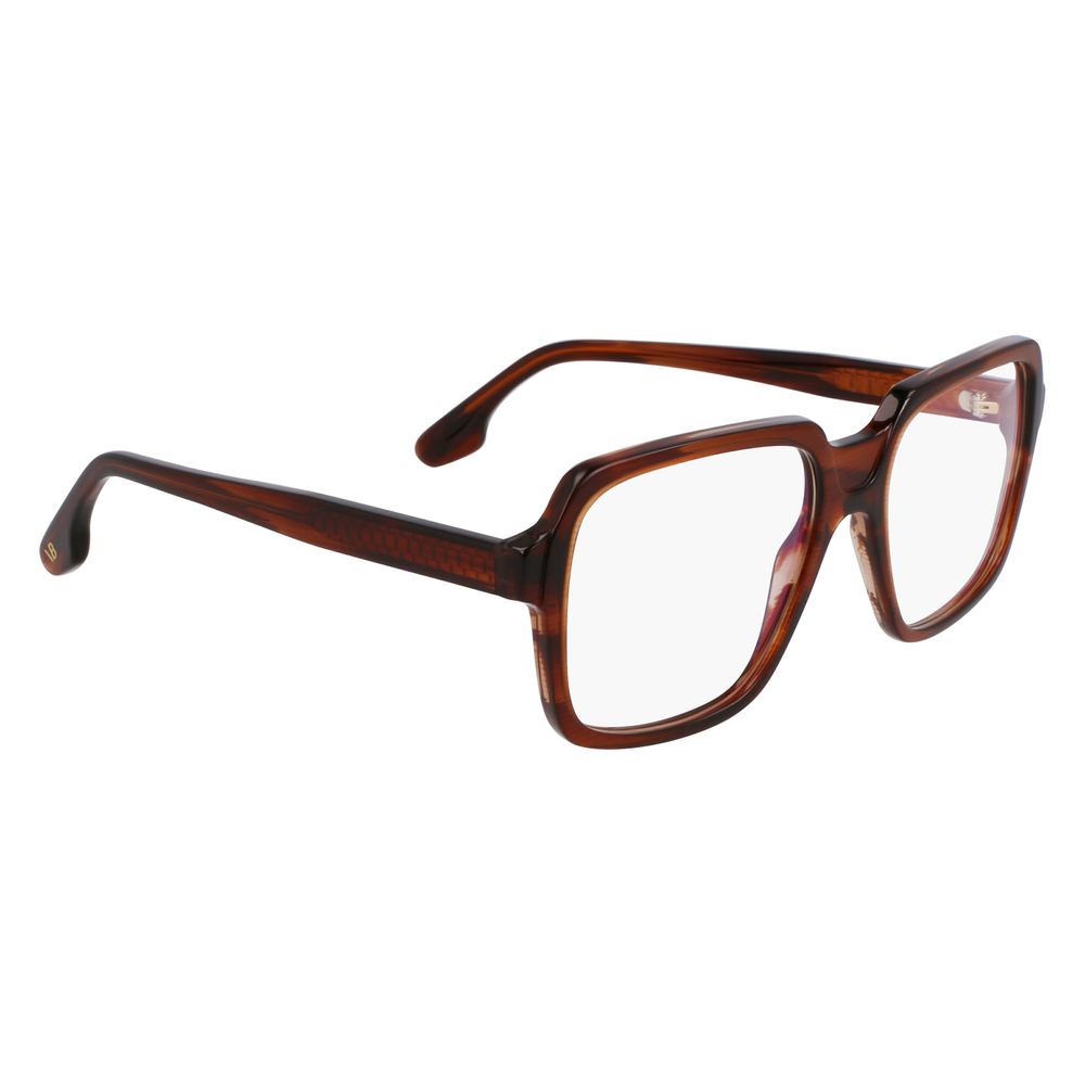 Victoria Beckham Brown Acetate Glasses Frames Victoria Beckham