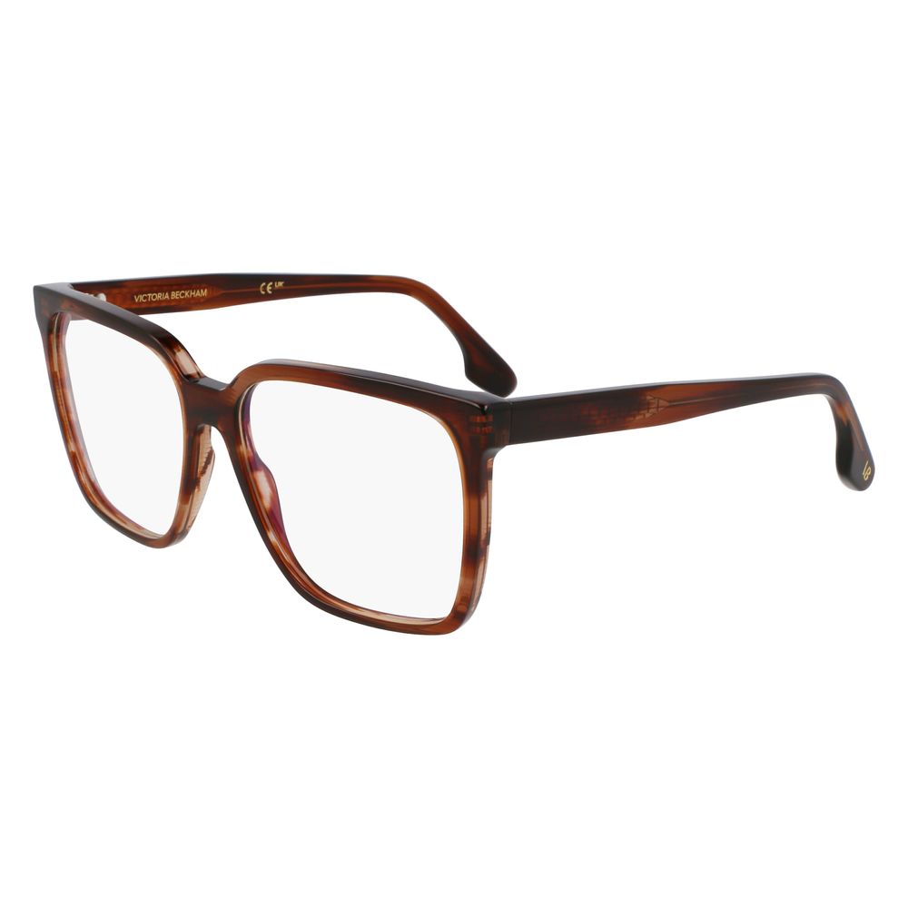 Victoria Beckham Brown Acetate Glasses Frames Victoria Beckham