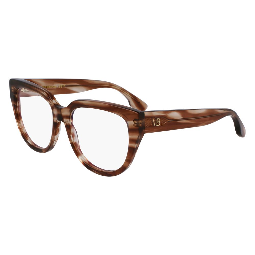 Victoria Beckham Brown Acetate Glasses Frames Victoria Beckham