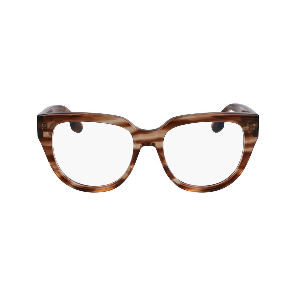 Victoria Beckham Brown Acetate Glasses Frames Victoria Beckham