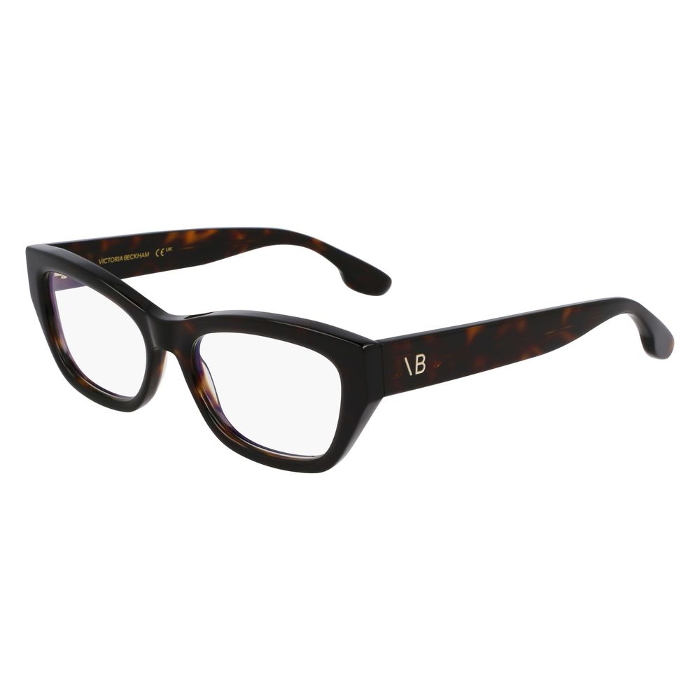 Victoria Beckham Brown Acetate Glasses Frames Victoria Beckham