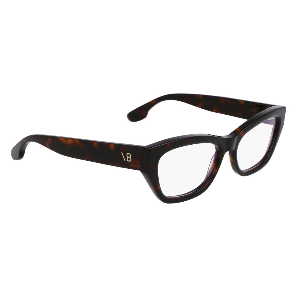 Victoria Beckham Brown Acetate Glasses Frames Victoria Beckham