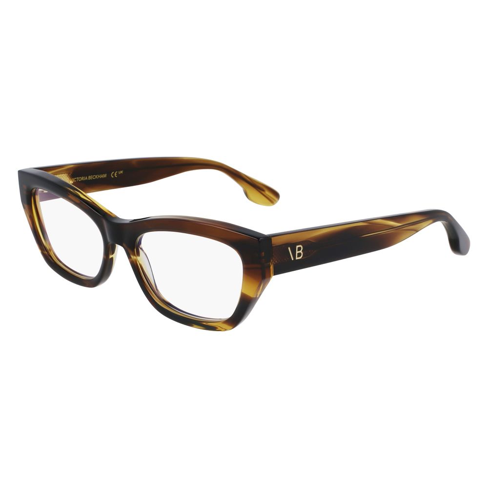 Victoria Beckham Brown Acetate Glasses Frames Victoria Beckham