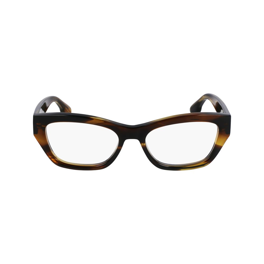 Victoria Beckham Brown Acetate Glasses Frames Victoria Beckham