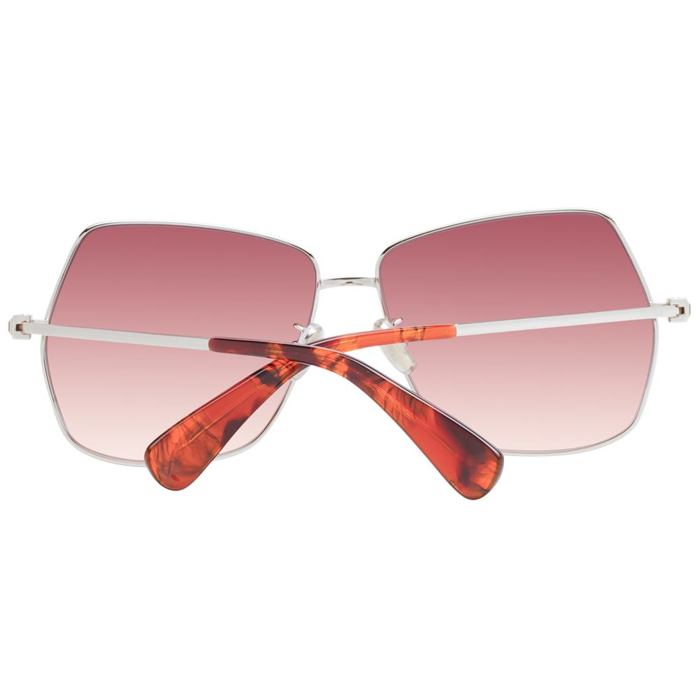 Max Mara gold metal sunglasses with sleek frame and tinted lenses, stylish eyewear for sun protection and fashion.