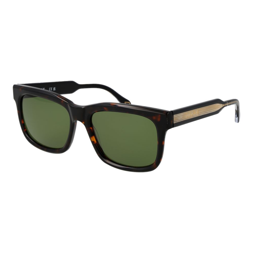Replay Bicolor Plastic Sunglasses with colorful frames and dark lenses, stylish and lightweight eyewear for casual wear.