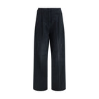 Golden Goose Black Cotton Casual Pants