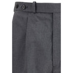 Prada Gray Wool Oves Aries Dress Pants