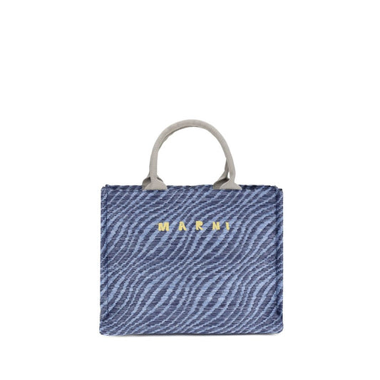 Marni Blue Nylon Shoulder Bag Marni
