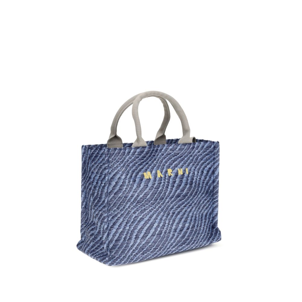 Marni Blue Nylon Shoulder Bag Marni