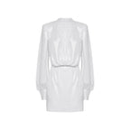 BLANCA VITA White Polyester Casual Dress