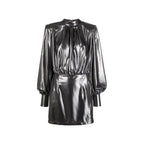BLANCA VITA Silver Polyester Cocktail Dress