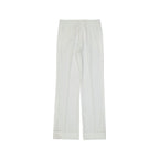 BLANCA VITA White Polyester Casual Pants