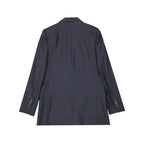 Brunello Cucinelli Blue Virgin Wool Jackets And Coat