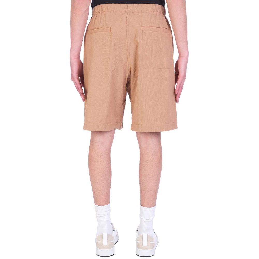 Kenzo Brown Cotton Bermuda Shorts Kenzo