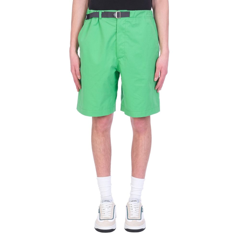 Kenzo Bicolor Cotton Shorts Kenzo