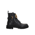 Valentino Garavani Black Calfskin Lace-Up Boots Valentino Garavani