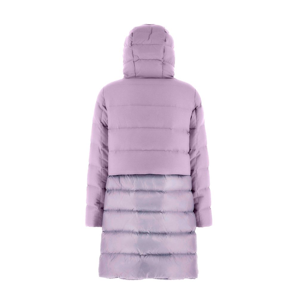 Herno Purple Cashmere Coat Herno