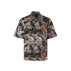 Heron Preston Bicolor Cotton Pattern Shirt