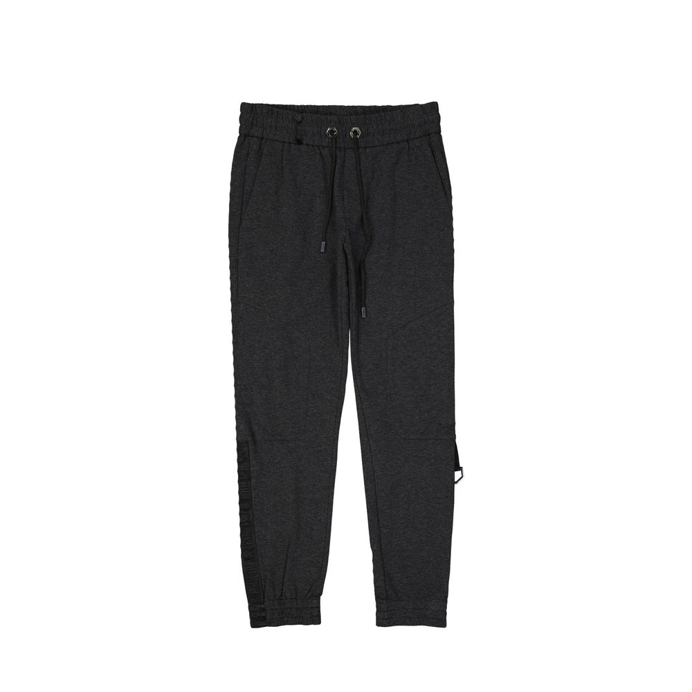 Philipp Plein Gray Cotton Joggers Workout Pants