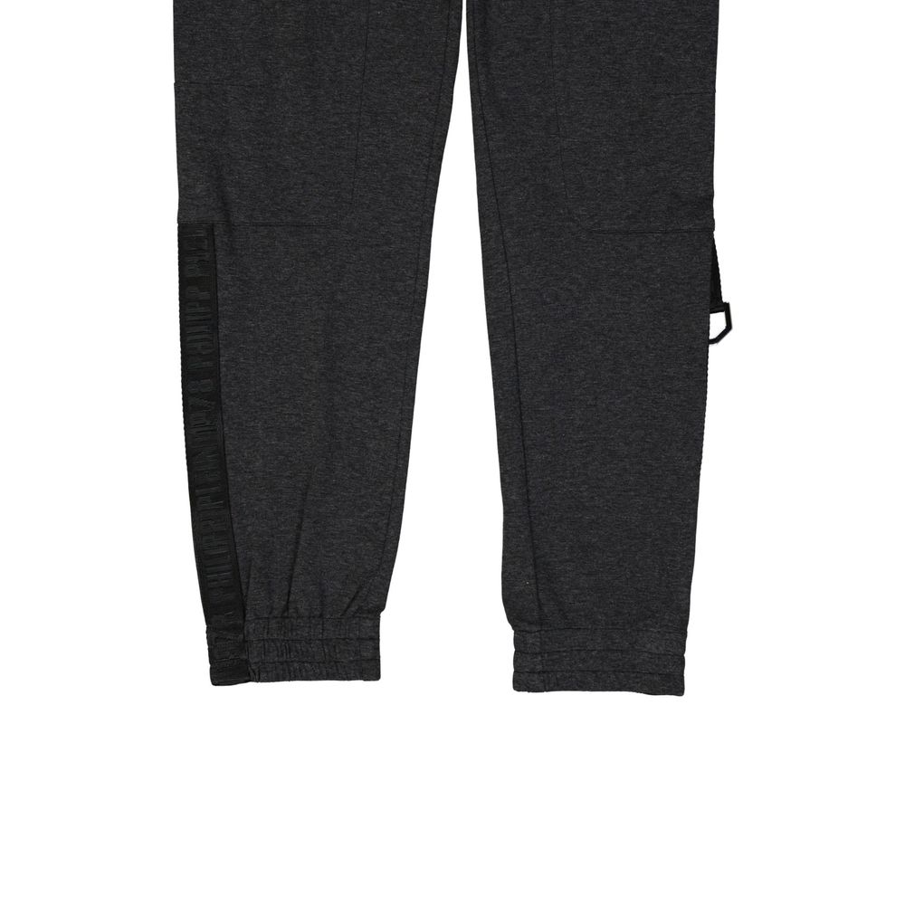 Philipp Plein Gray Cotton Joggers Workout Pants