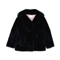 Alberta Ferretti blue rabbit fur full-length jacket with a luxurious, plush texture and elegant design.