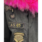 AS65 Black Cotton Parka