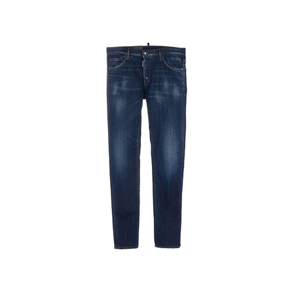 Dsquared² Blue Cotton Skinny Jeans - Eljoys Fashion 