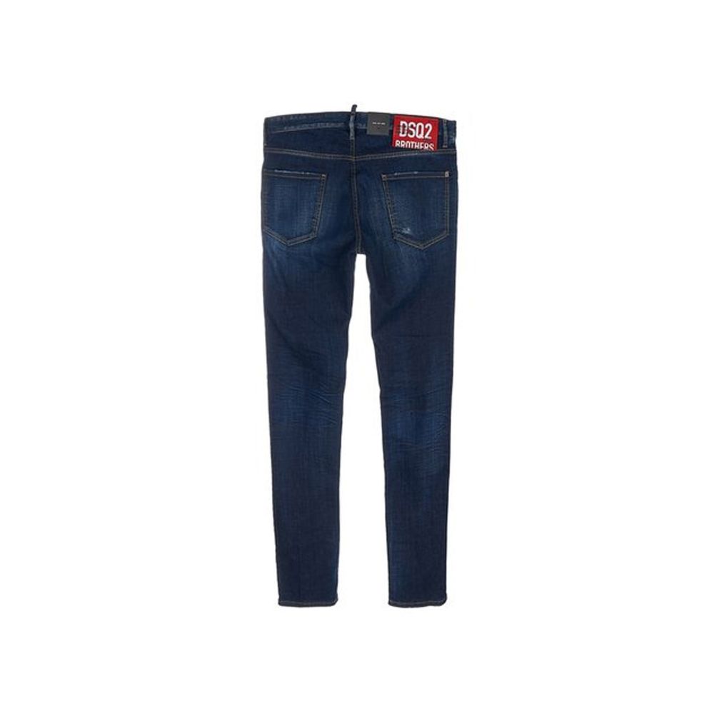 Dsquared² Blue Cotton Skinny Jeans - Eljoys Fashion 