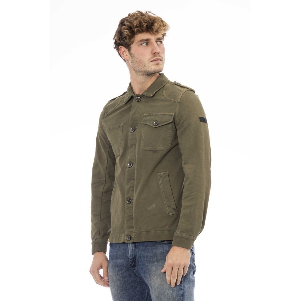 Distretto12 Bicolor Cotton Coat Distretto12