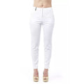 Peserico White Cotton Pants Peserico