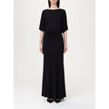 Twinset Black Elastane Casual Dress Twinset