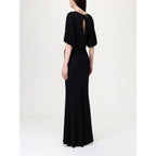 Twinset Black Elastane Casual Dress Twinset