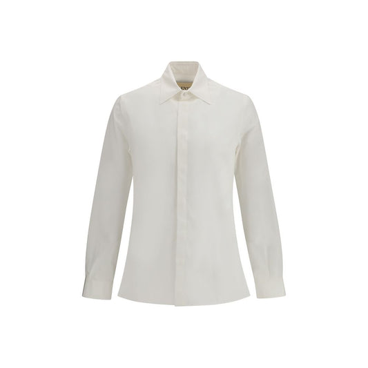 Valentino Garavani White Cotton Dress Shirt Valentino Garavani