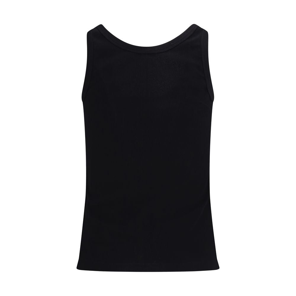 Versace Black Cotton Top