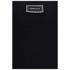 Versace Black Cotton Tank Tops