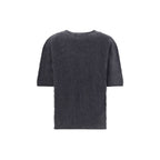 Lisa Yang Grey Cashmere Short Sleeve Sweater Lisa Yang