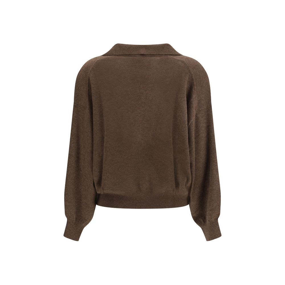 Lisa Yang Brown Cashmere Sweatshirt Lisa Yang