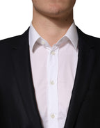 Dolce & Gabbana Blue MARTINI Single Breasted Jacket Blazer - Eljoys Fashion 