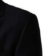 Dolce & Gabbana Blue MARTINI Single Breasted Jacket Blazer - Eljoys Fashion 