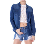Vila Clothes Blue Denim Shirt Vila Clothes